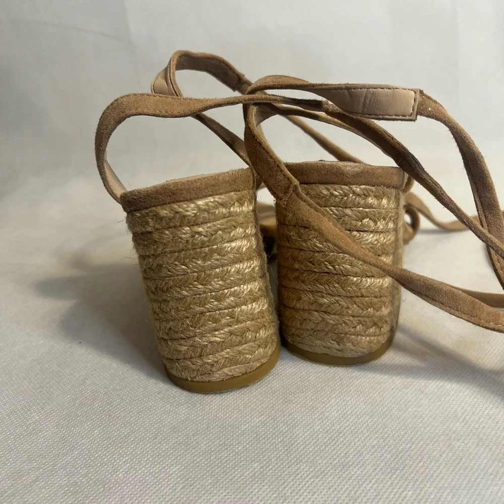 Steven Yasi Sand Espadrille Suede sandals
